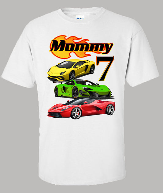 Cool Cars Mommy Shirt