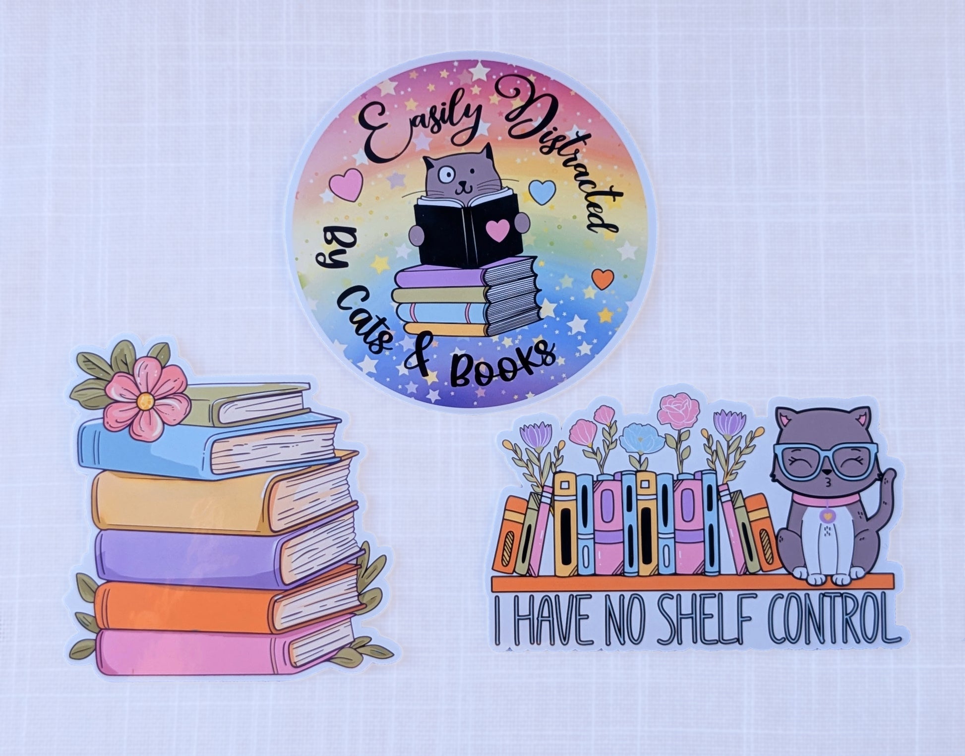 cats book stickers