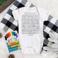 Christmas Advent Calendar Baby Onesie