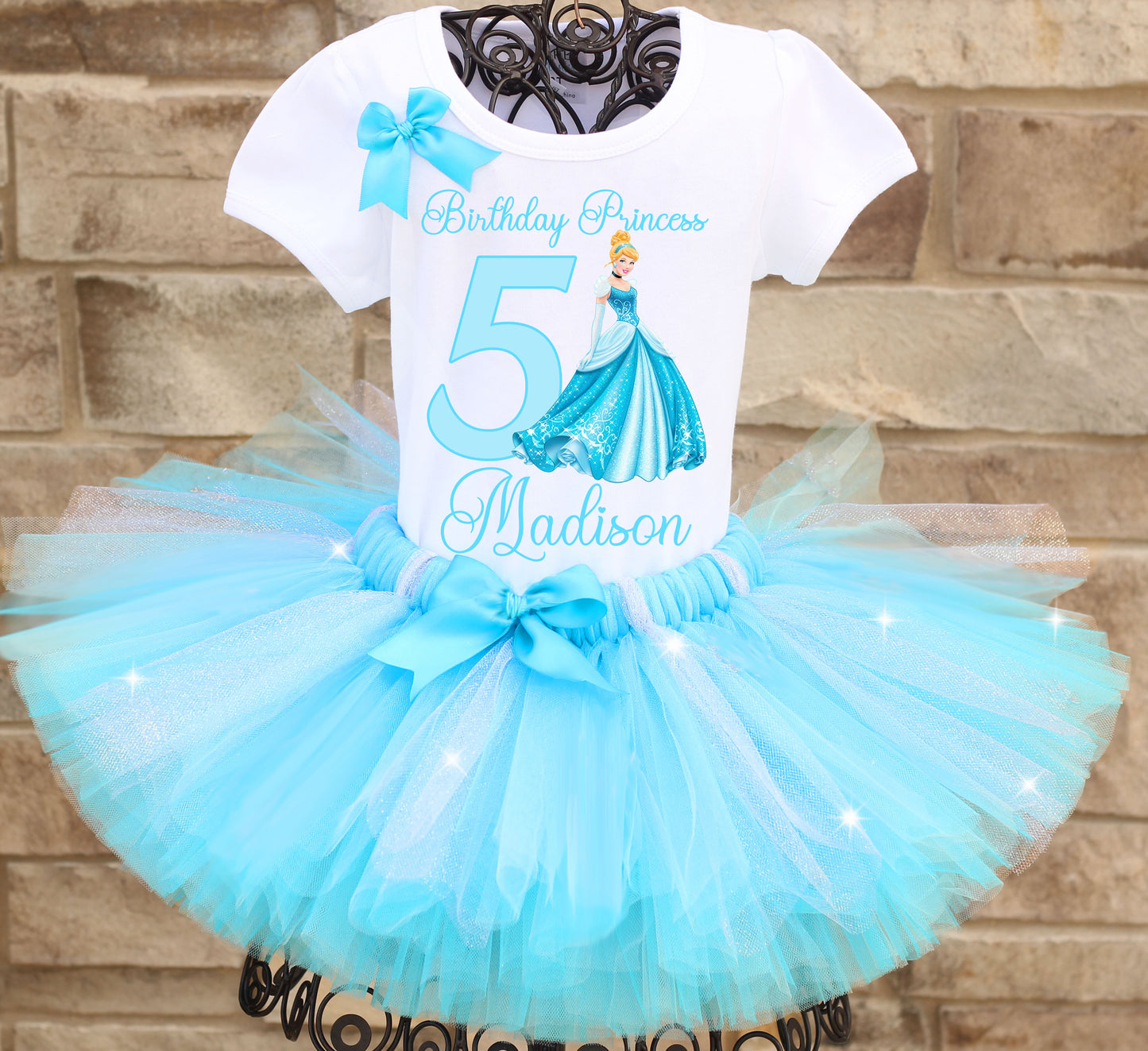 Cinderella birthday tutu outfit