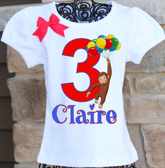 Curious George Birthday Shirt