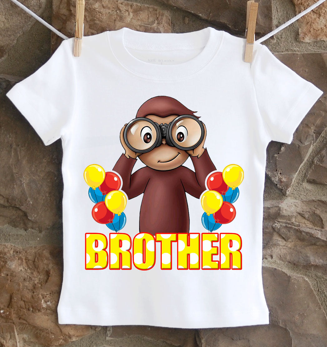 Curious george brother shirt