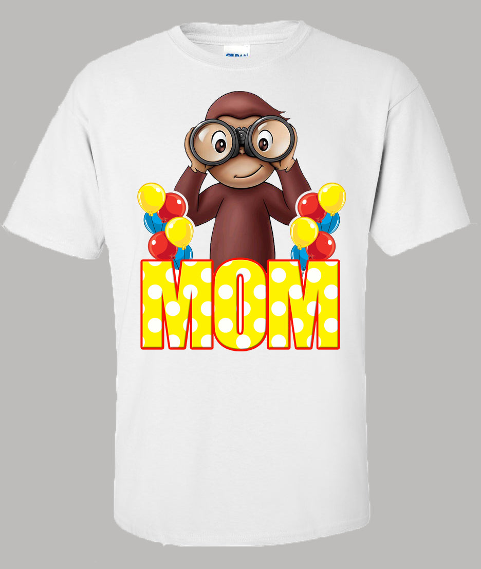 Curious George Mom shirt