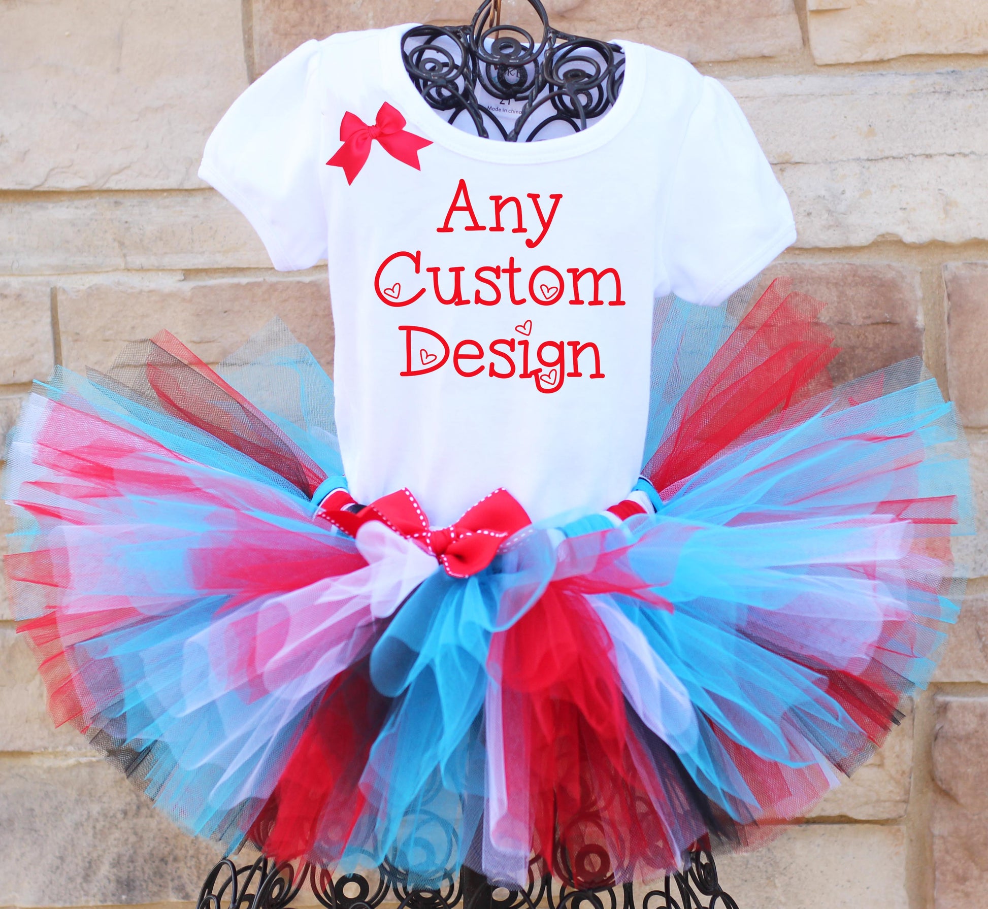 dr. seuss thing 1 thing 2 birthday tutu outfit