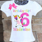 Dabbing Unicorn Birthday Shirt