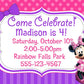 Minnie and Daisy birthday invitation