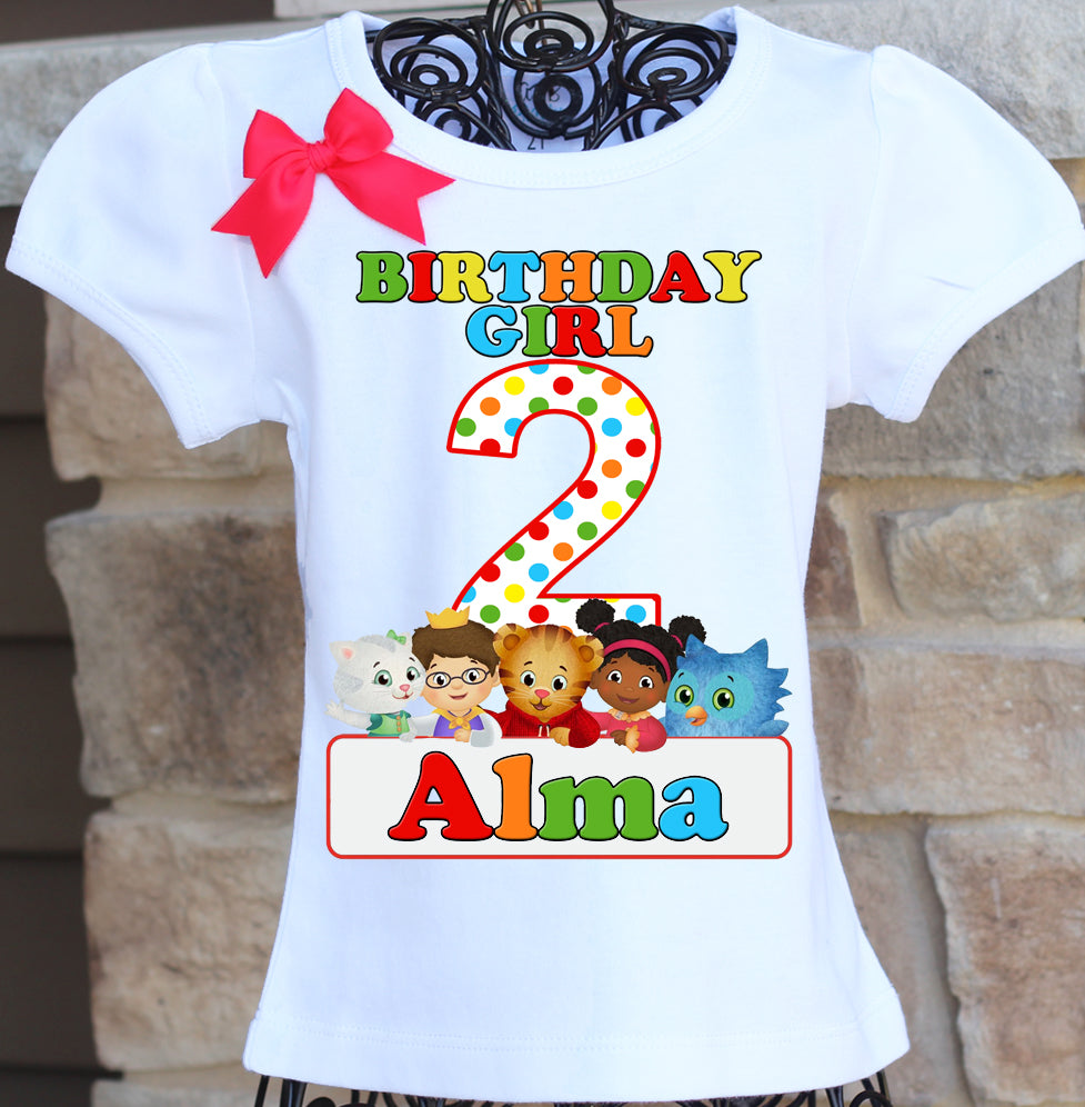 Daniel Tiger Birthday Shirt