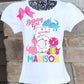 Girls Dinosaur Birthday Shirt