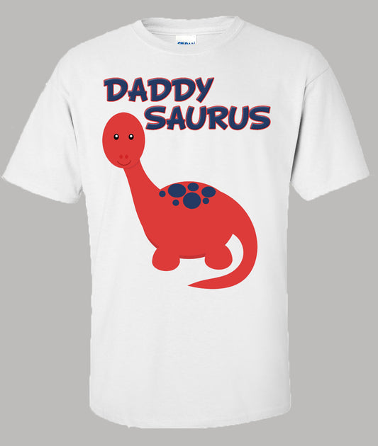 Daddy saurus birthday shirt