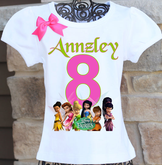 Tinkerbell Disney Fairies birthday shirt