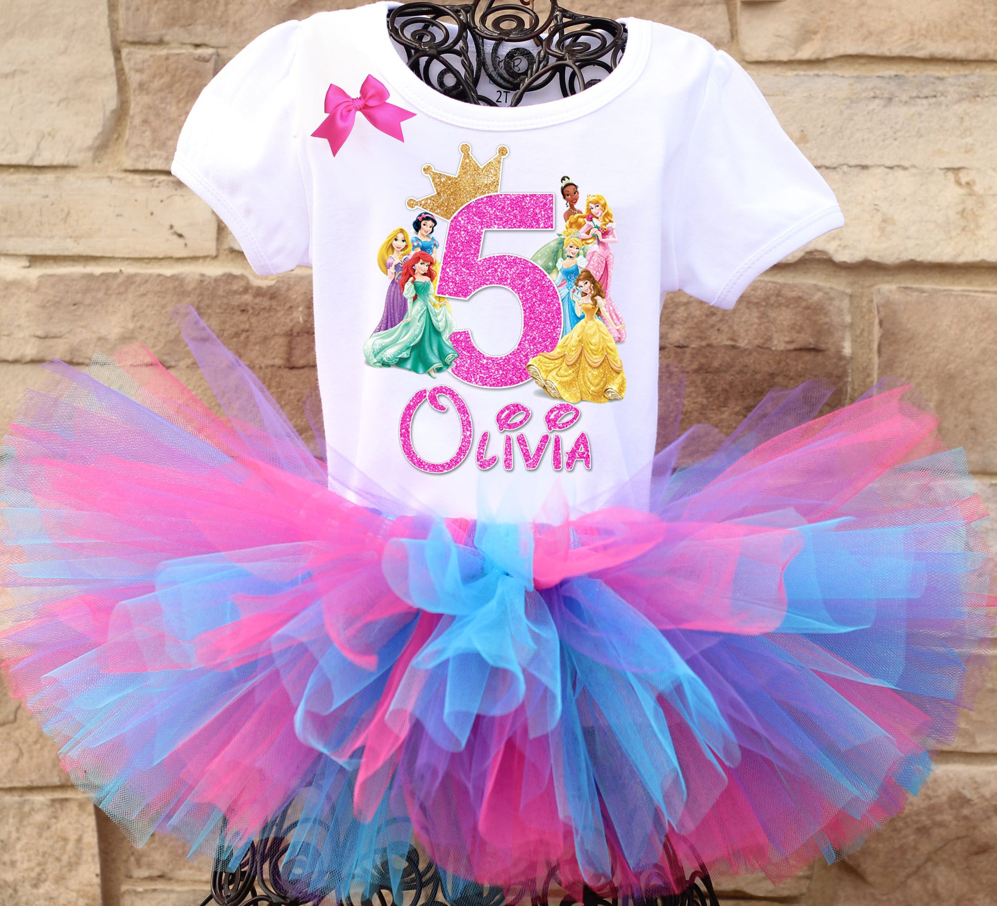 Disney Princess Birthday Tutu outfit