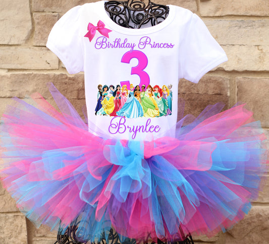 Disney Princess Birthday Tutu outfit