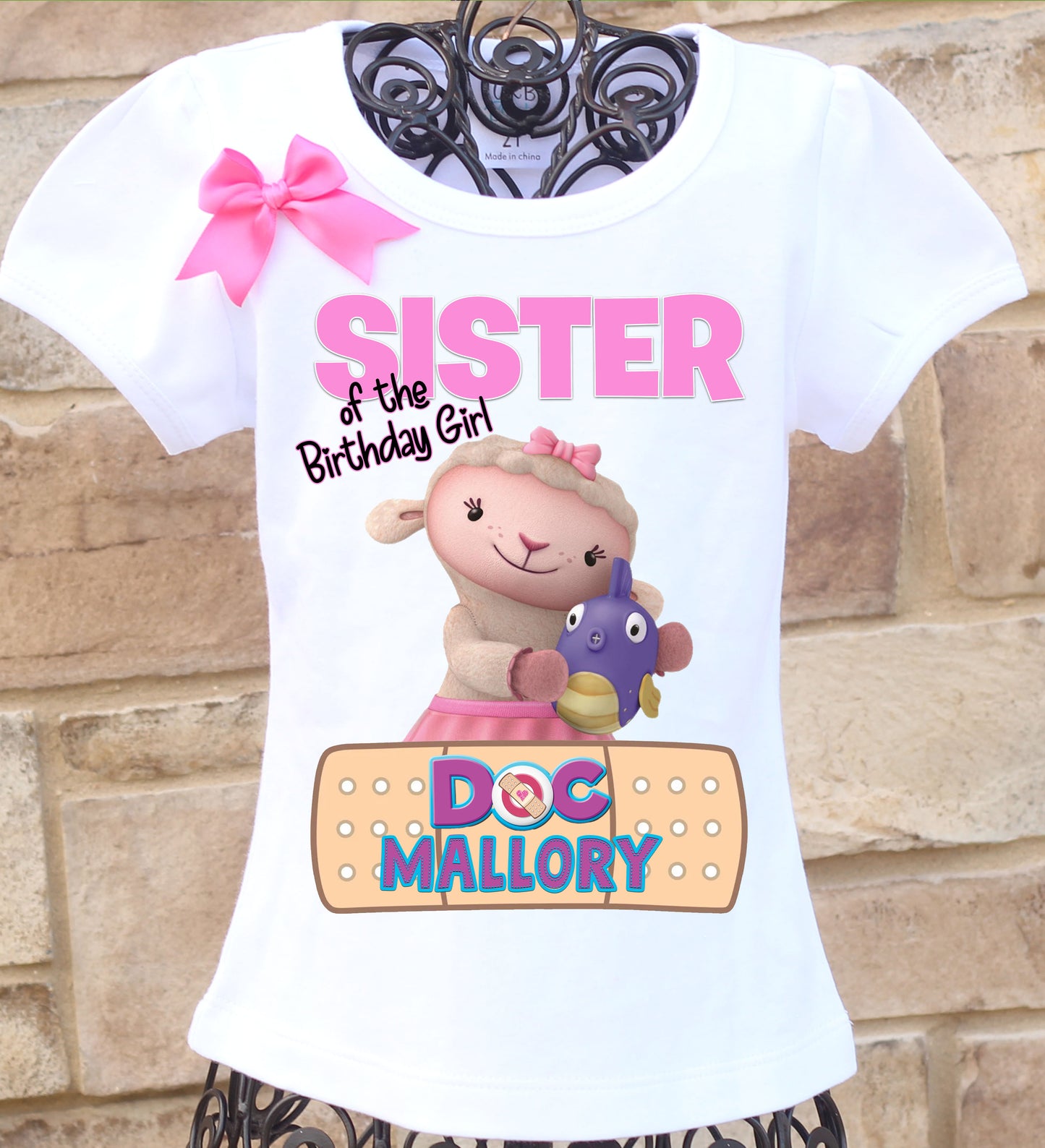 Doc McStuffins Sister shirt