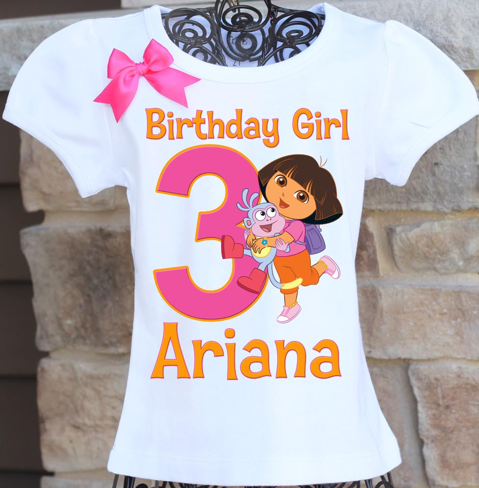 Dora the Explorer Birthday Shirt