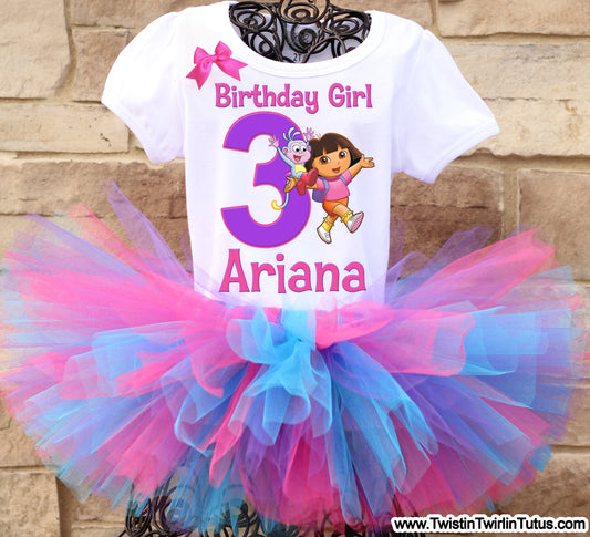 Dora Birthday Tutu Outfit