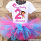 Dora birthday tutu outfit