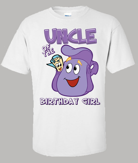 Dora Uncle Birthday Shirt