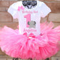 Elephant first birthday tutu outfit