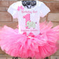 Elephant first birthday tutu outfit