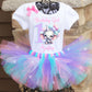 Elephant birthday tutu outfit