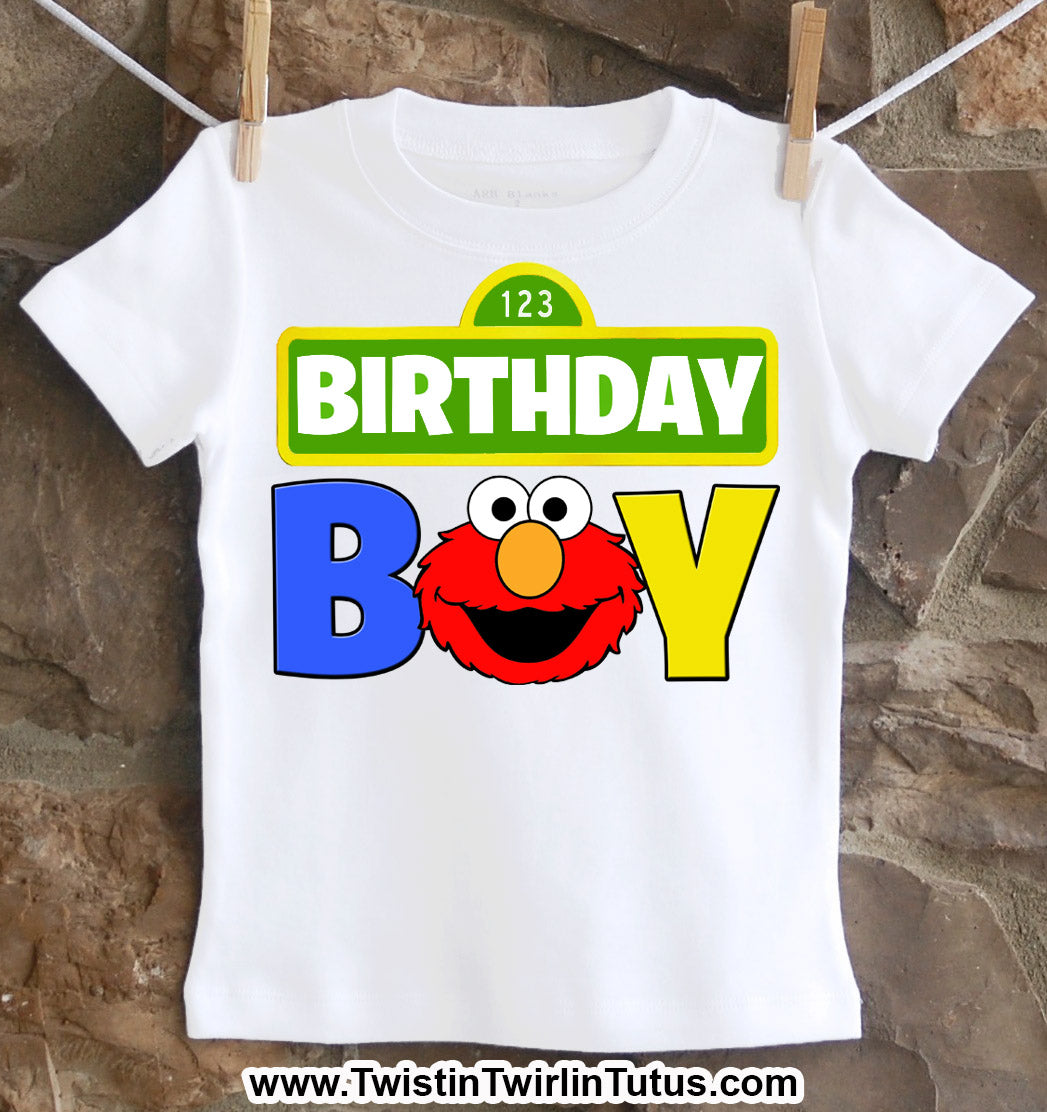 Elmo Birthday Boy shirt