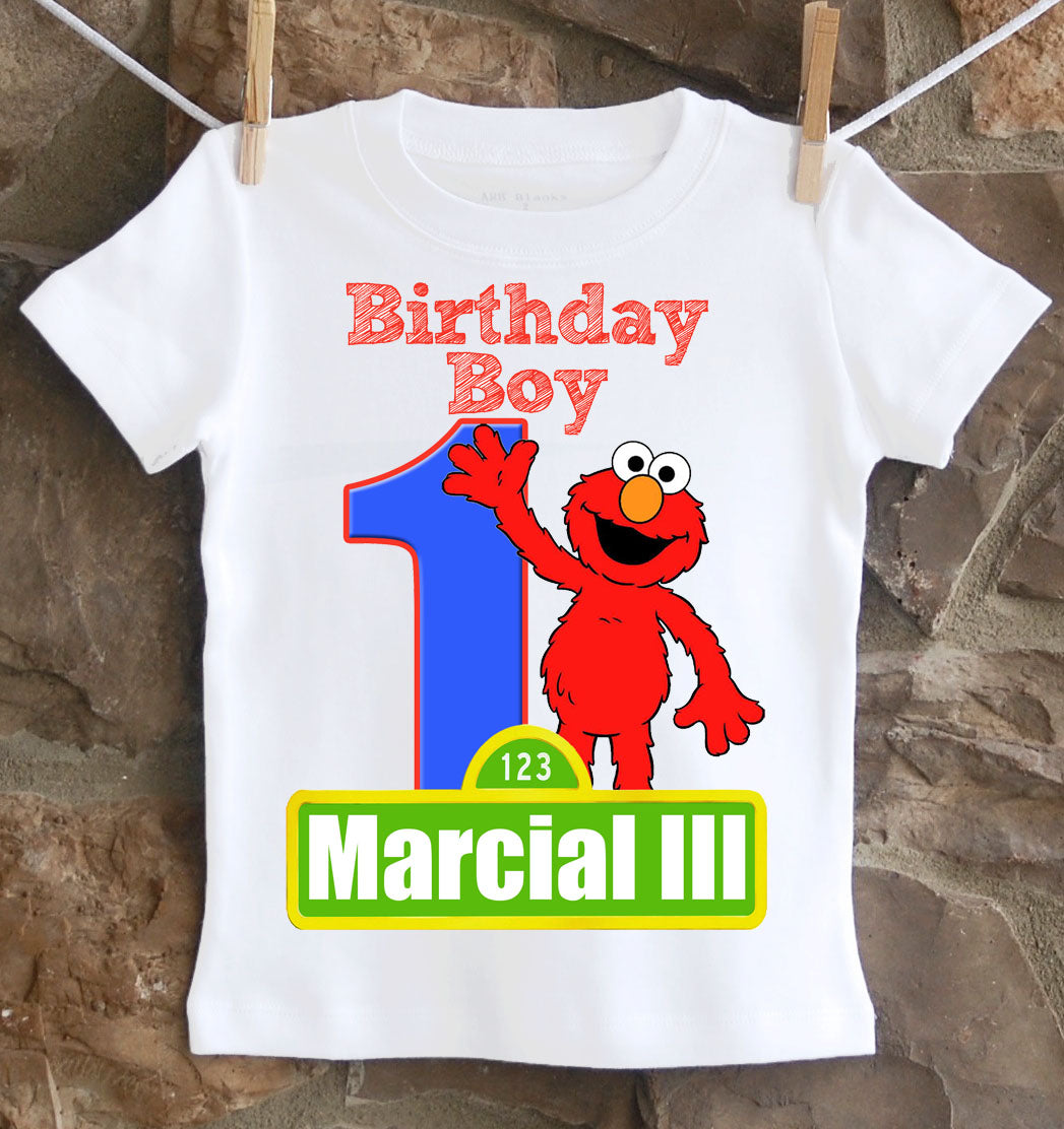 Elmo Birthday Shirt