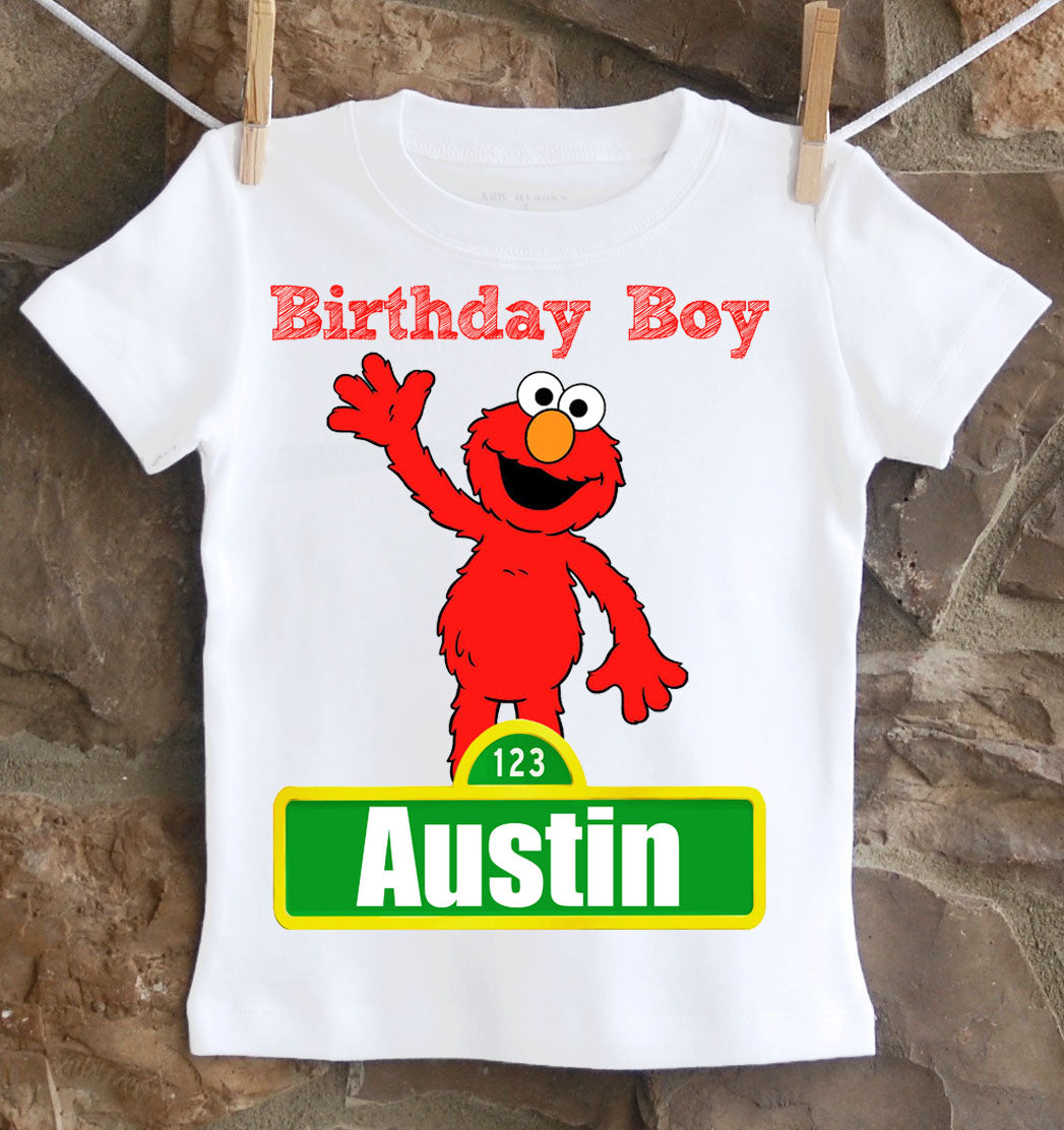 Elmo Birthday Shirt