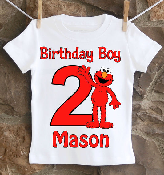 Elmo Birthday Shirt