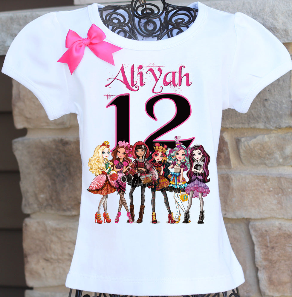 Ever After High Birthday Shirt