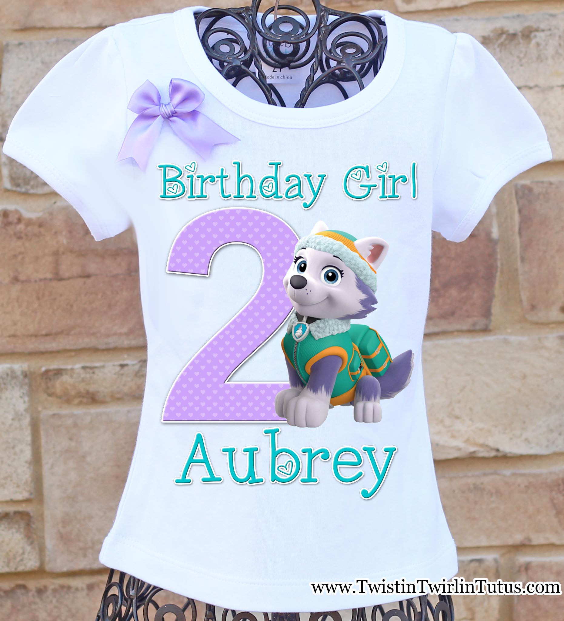 Paw Patrol Everest Birthday Shirt