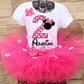 Minnie Mouse Birthday tutu outfit