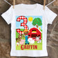 farm birthday shirt