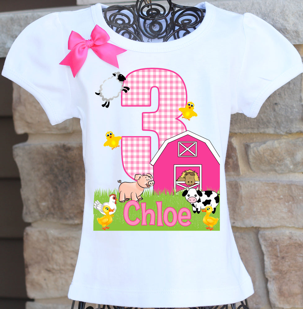 Farm girl Birthday shirt