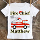 Firefighter birthday shirt