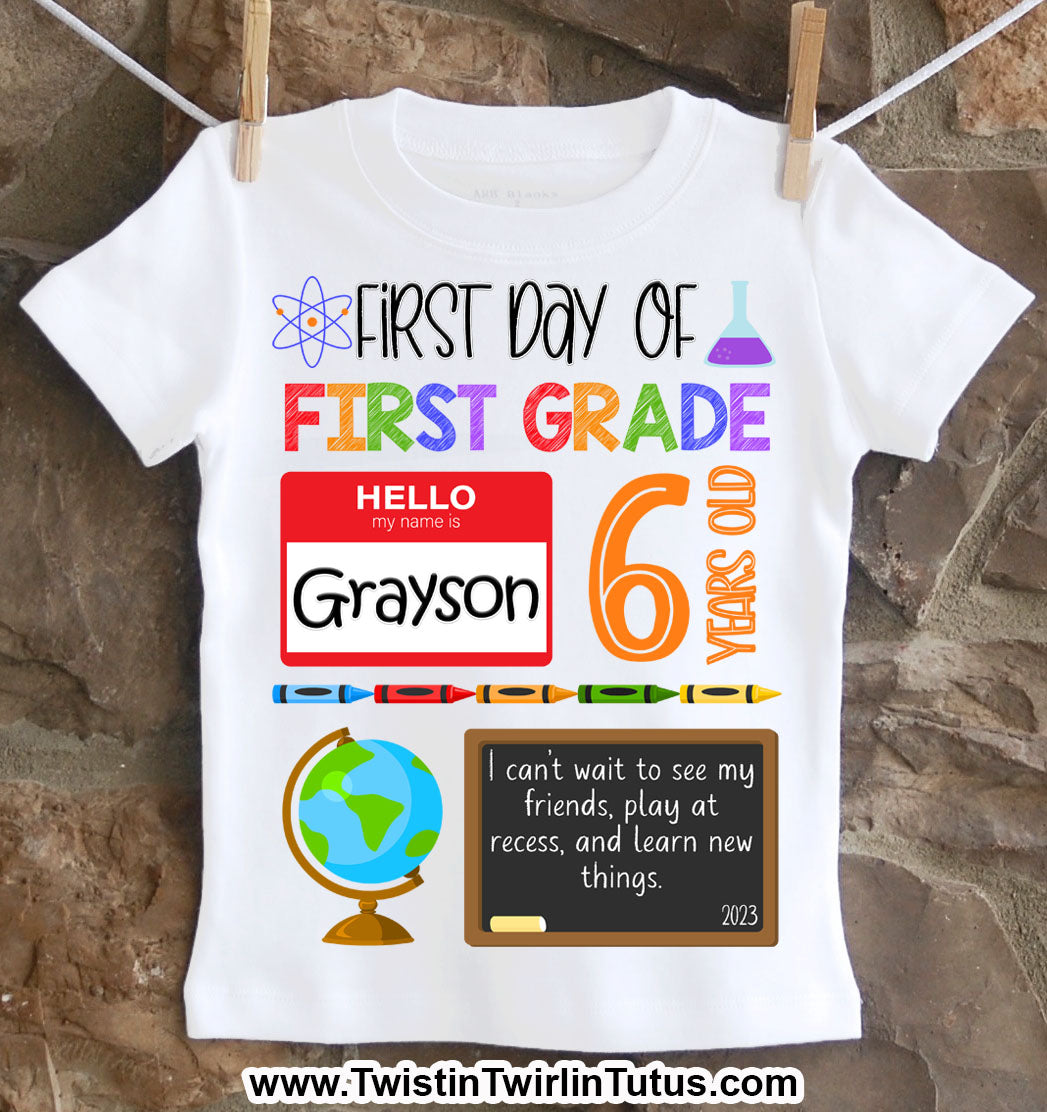 First Day of School Shirt