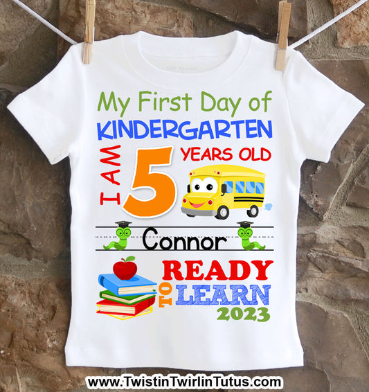 Boys First Day of Kindergarten shirt