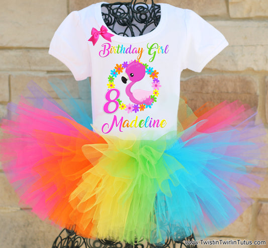 Flamingo Birthday Tutu Outfit