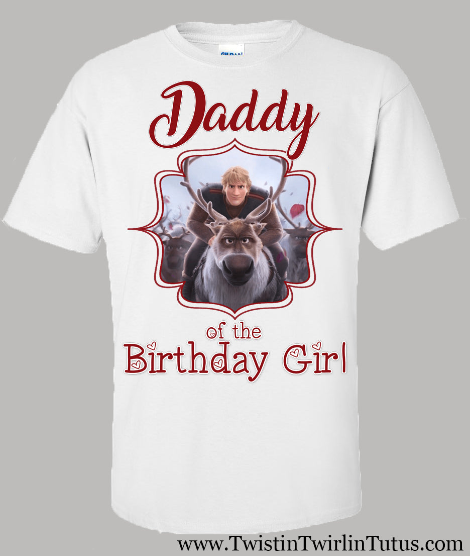 Frozen 2 daddy birthday shirt