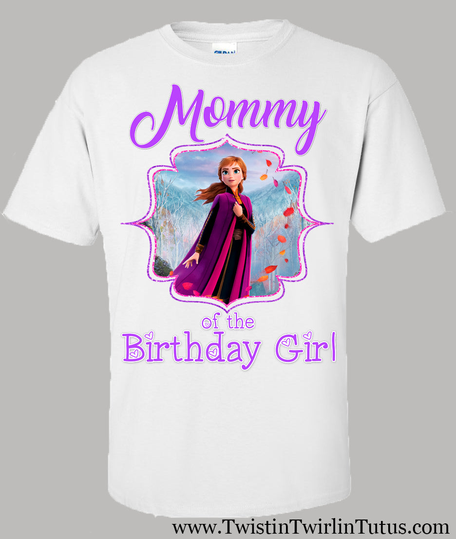 Frozen mommy birthday shirt