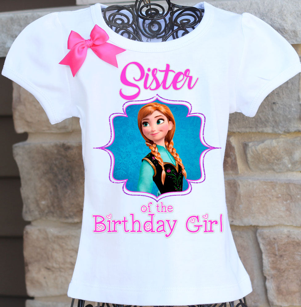 Frozen Sister Birthday Shirt