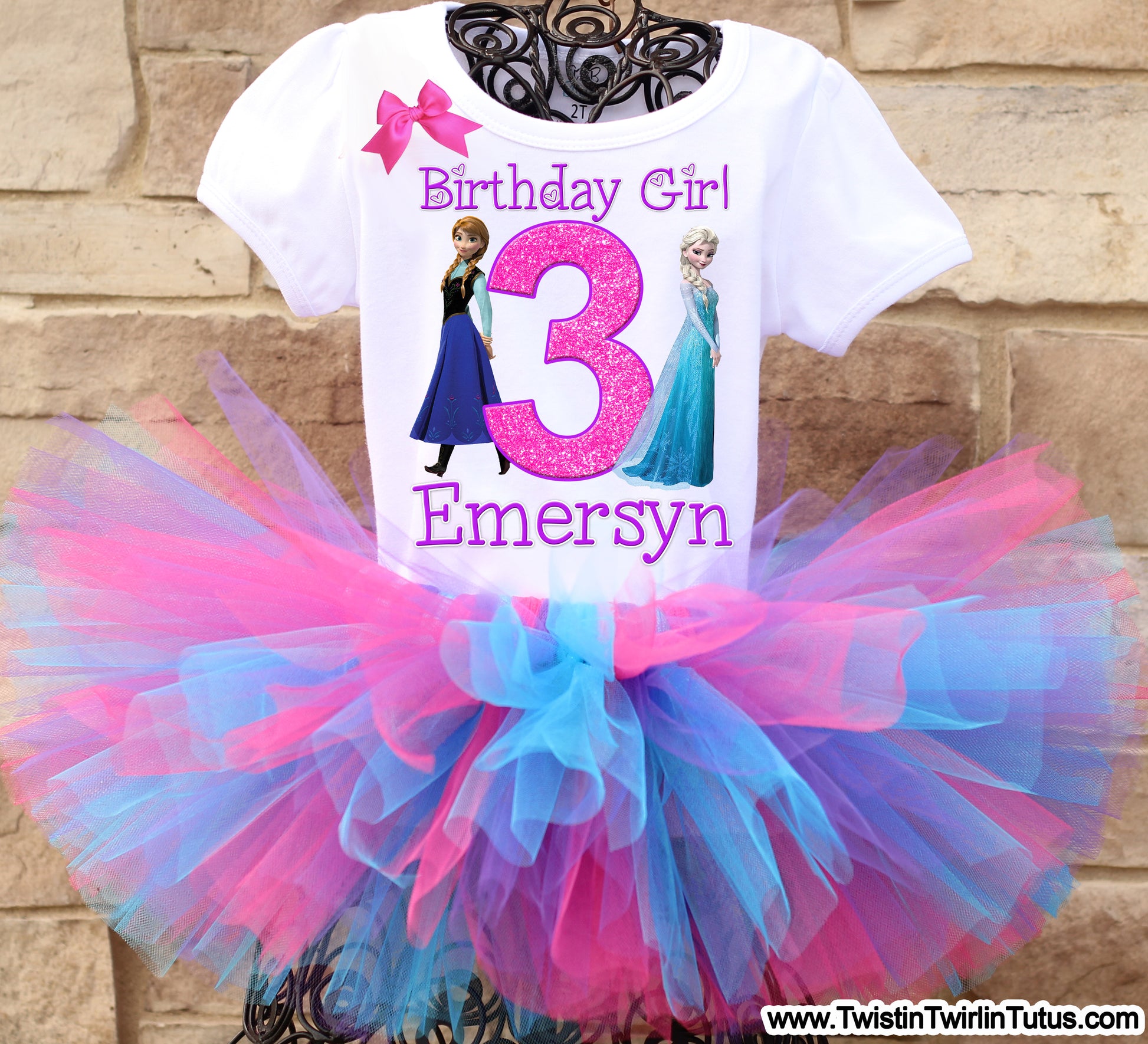 Frozen Birthday Tutu Outfit