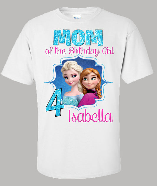 Frozen Mom Birthday Shirt