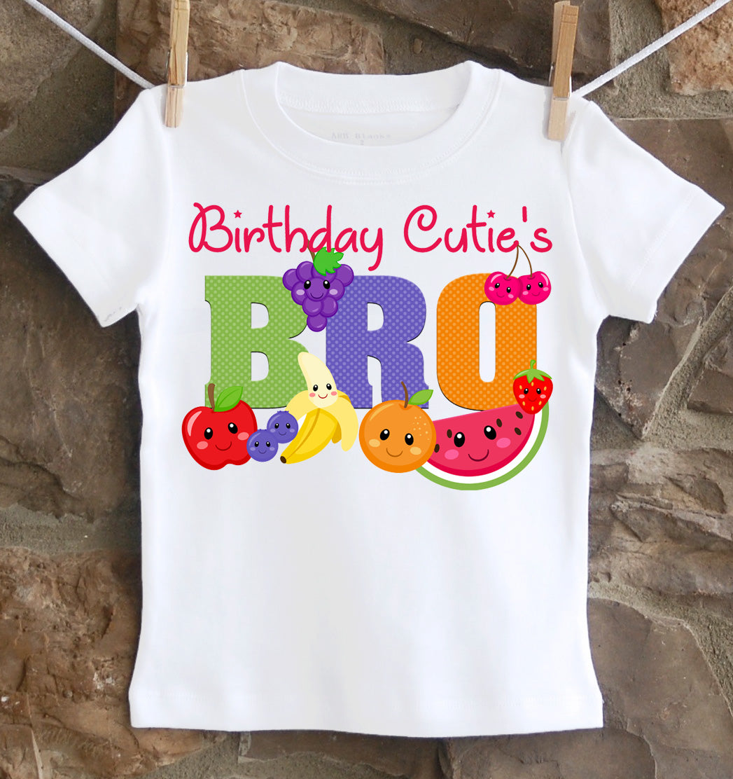 tutti frutti brother birthday shirt