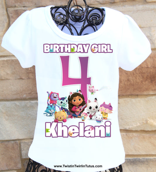 Gabby's Dollhouse Birthday shirt