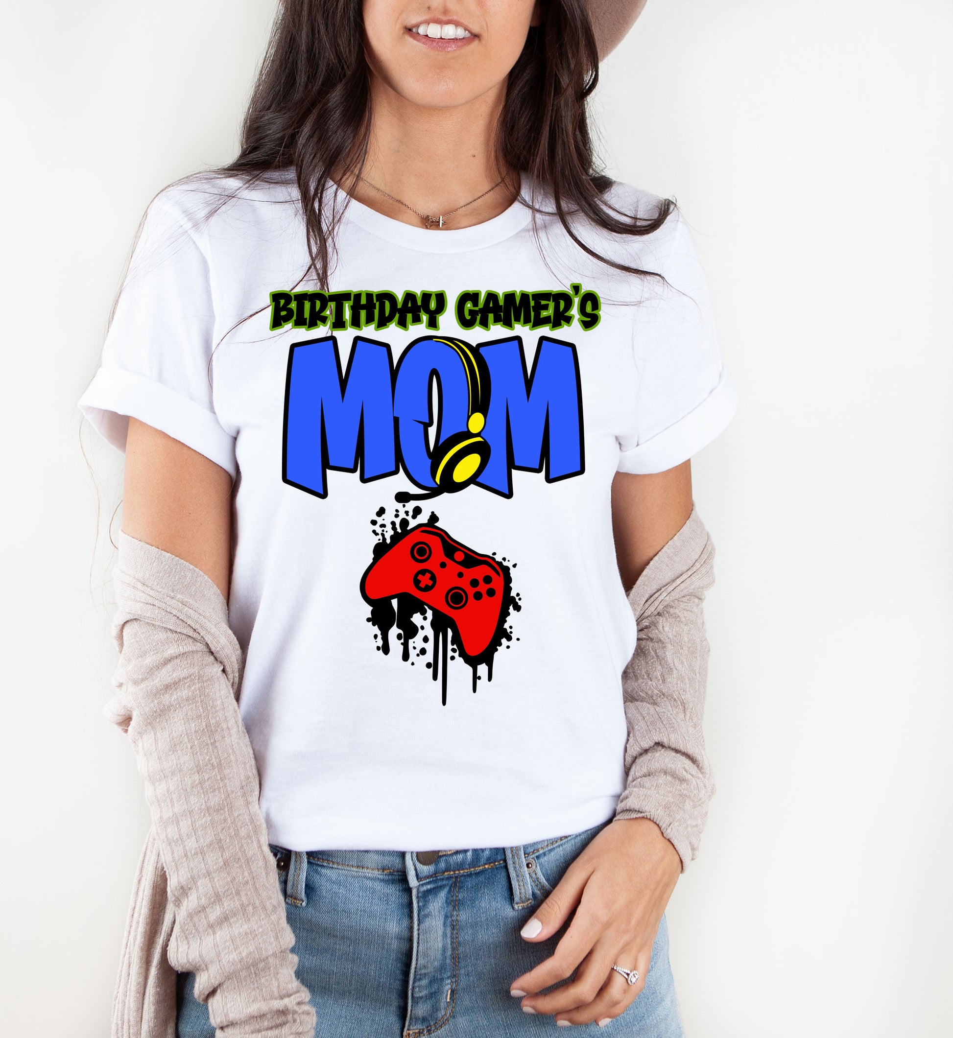 gamer mom birthday shirt