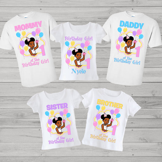 Gracie's Corner Family Birthday Shirts