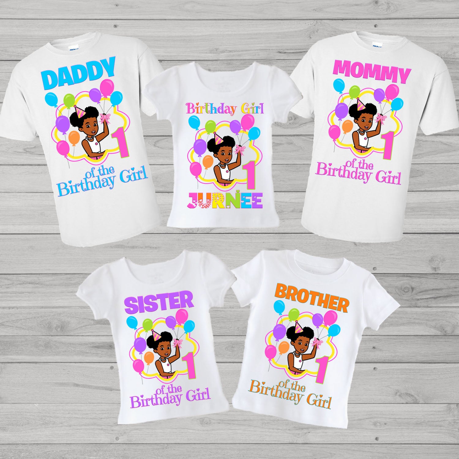 Gracies Corner Family birthday shirts