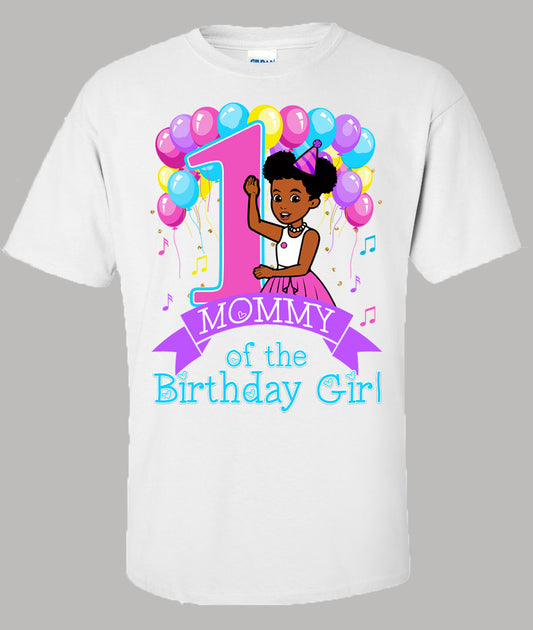 gracies corner mommy of the birthday girl shirt