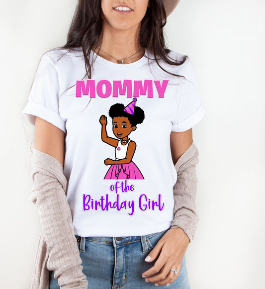 Gracies corner mommy of the birthday girl shirt