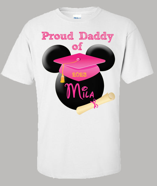 Minnie Graduation Daddy Shirt